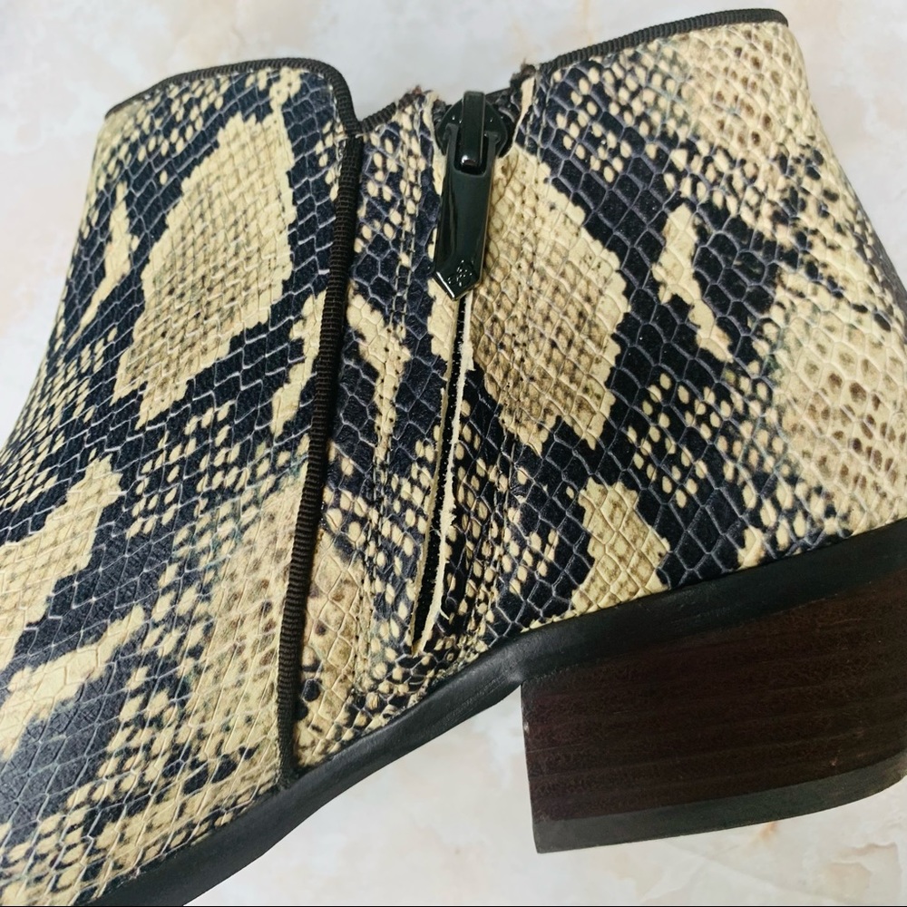 Sam Edelman Python Booties - Petty Style Leather … - image 4